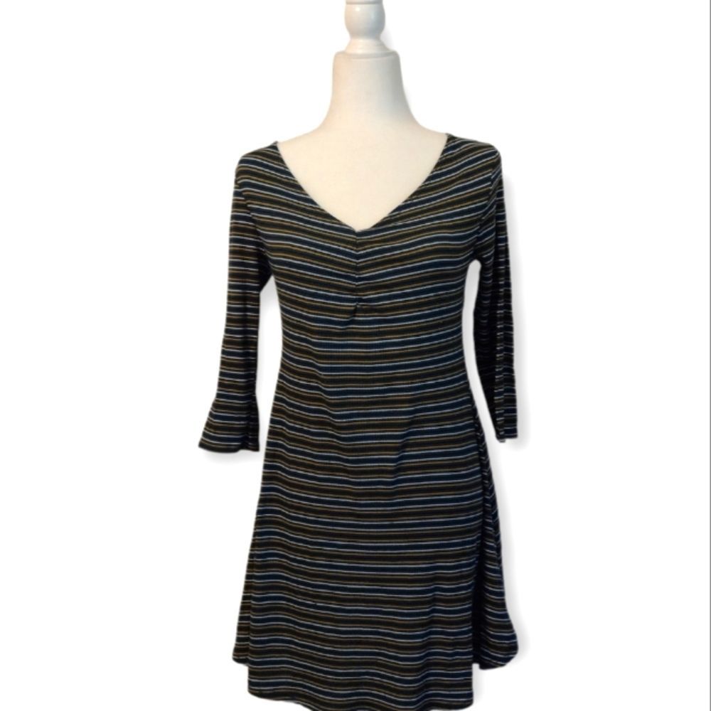 Green Striped Dress